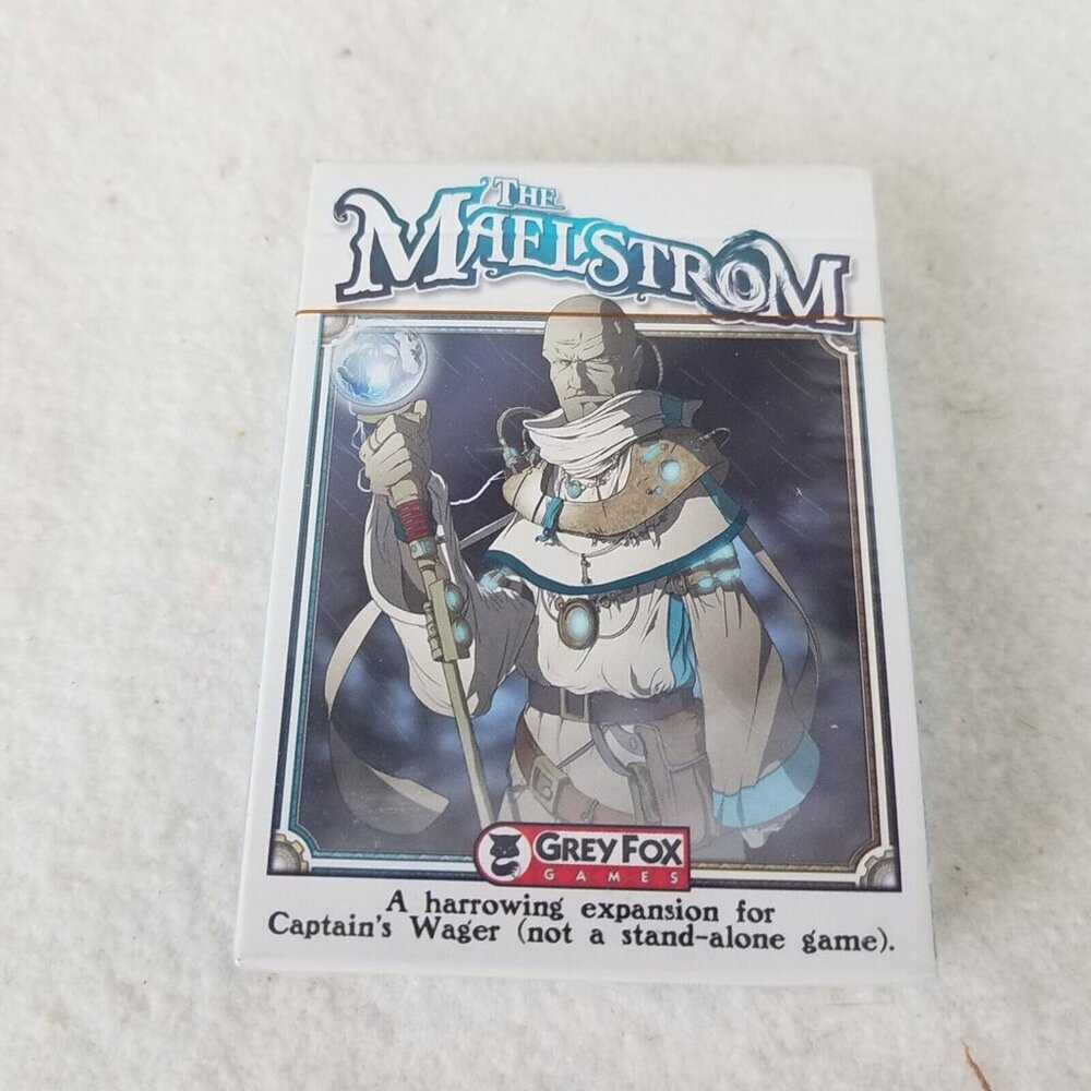 Grey Fox Games Captain's Wager The Maelstrom Expansion Sealed‎ Box Deck Card